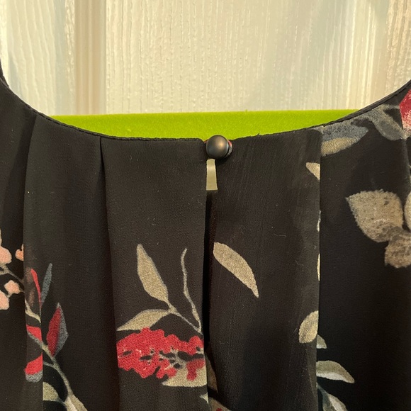 🥀Floral High-Neck Little Black Dress🥀 size M - Picture 6 of 7